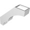Ekena Millwork 3 1/2-in. W x 14-in. D x 14-in. H Balboa Architectural Grade PVC Knee Brace BRCP035X14X14BOA - alternate 4